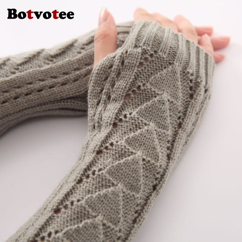 Botvotee for Women Winter Knit - Fingerless Glove Knit recension och pris