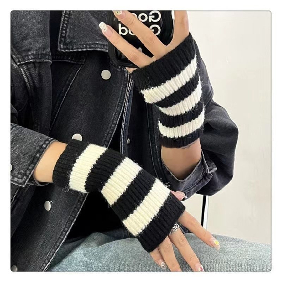Y2k Accessories Cold Resistanc - Fingerless Glove Knit recension och pris