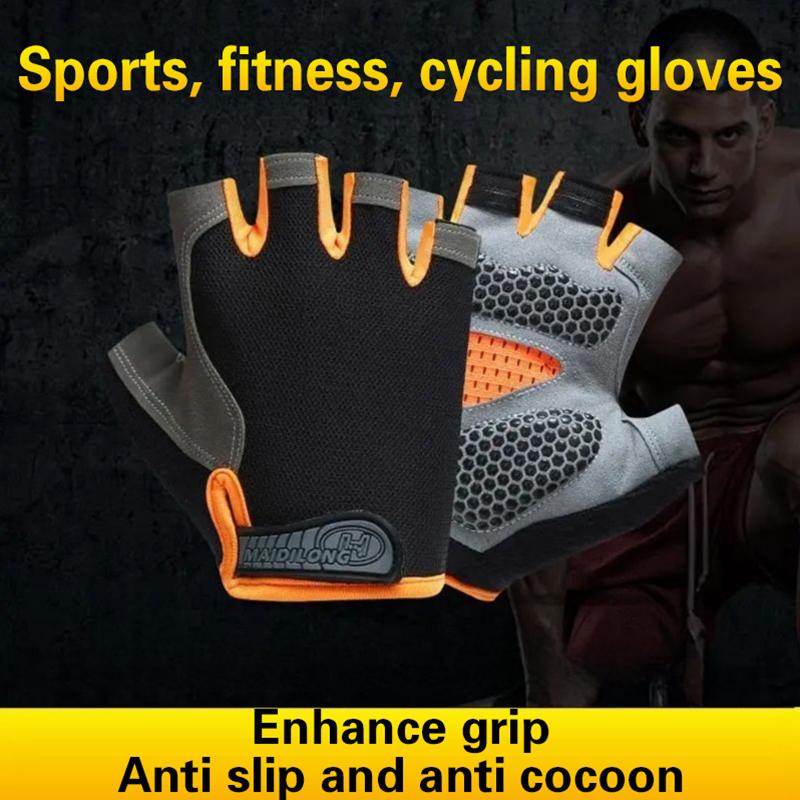 Unisex Half Finger Cycling Glo - Cycling Glove Padded recension och pris